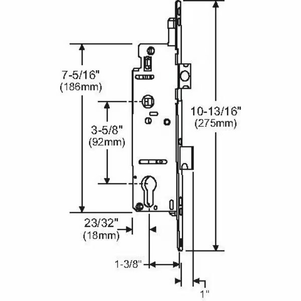 Single Point Lock, Strybuc, Mfr#: 850-11517475